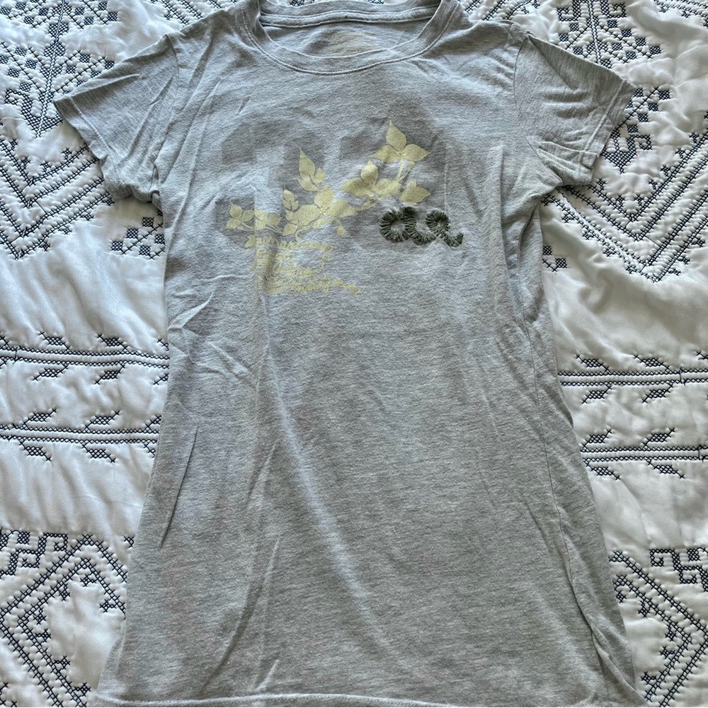 American Eagle Outfitters Light Gray Tee